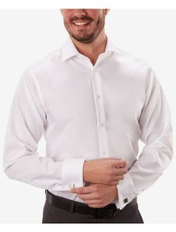 STEEL Men's Classic-Fit Non-Iron Performance French Cuff Dress Shirt