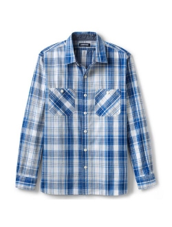 Traditional-Fit Chambray Work Shirt