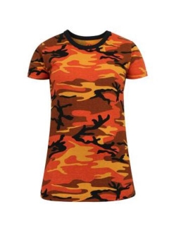 Womens City Camo Longer T-shirt 5759 - S