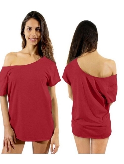 Yoga T Shirts Yoga Tops for Women Off Shoulder Yoga Outfits