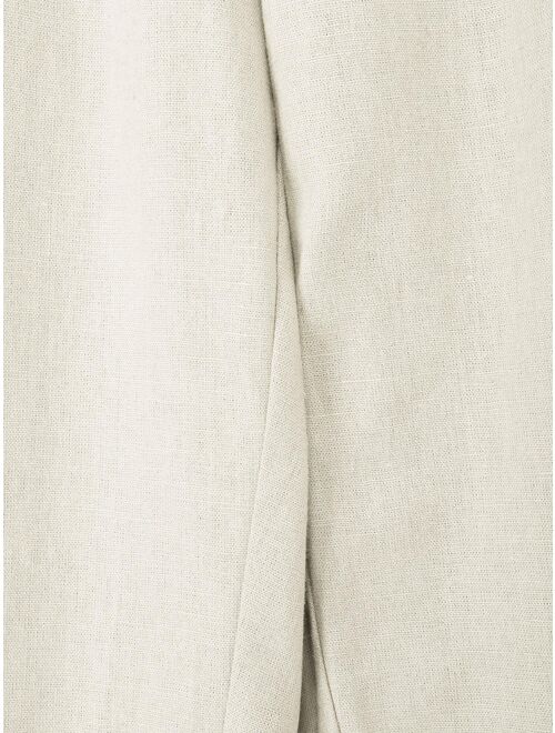 Ma Croix Womens Premium Soft Linen Pants Relaxed Fit Comfort Wear for Daily Styling