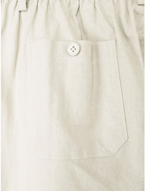 Ma Croix Womens Premium Soft Linen Pants Relaxed Fit Comfort Wear for Daily Styling