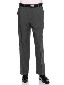 RGM Mens Flat Front Poly Wool Dress Pant