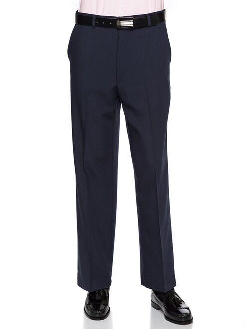 RGM Mens Flat Front Poly Wool Dress Pant