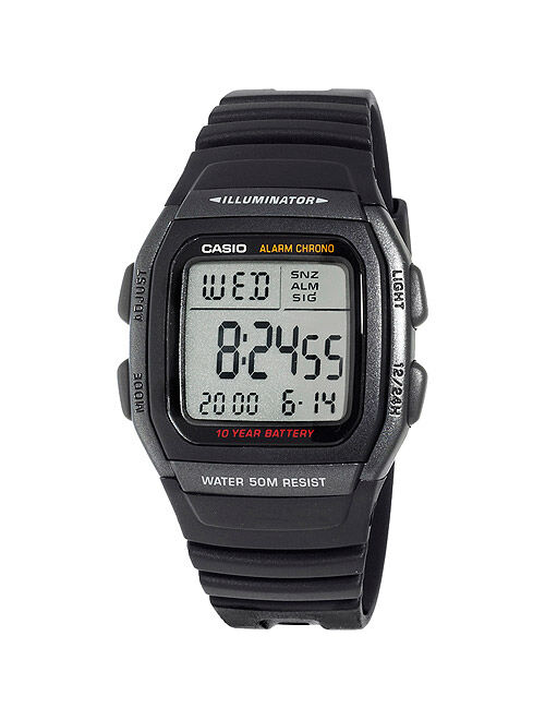 Casio Men's Sport Digital Watch, Black W96H-1BV