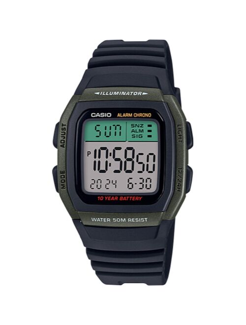 Casio Men's Sport Digital Watch, Black W96H-1BV