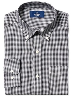 Amazon Brand - Buttoned Down Men's Classic Fit Button Collar Pattern Dress Shirt