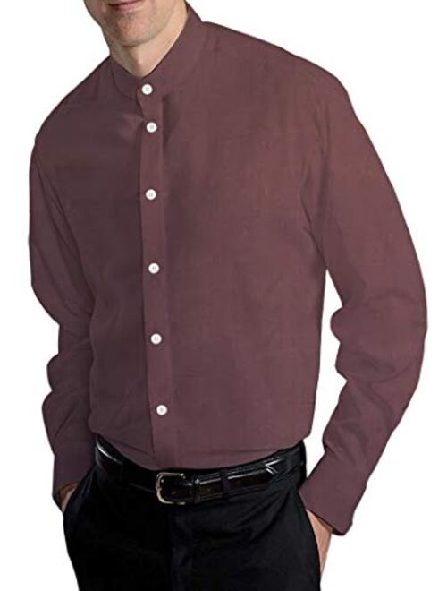 INMONARCH Brown Nehru Shirt for Men NSHP15757