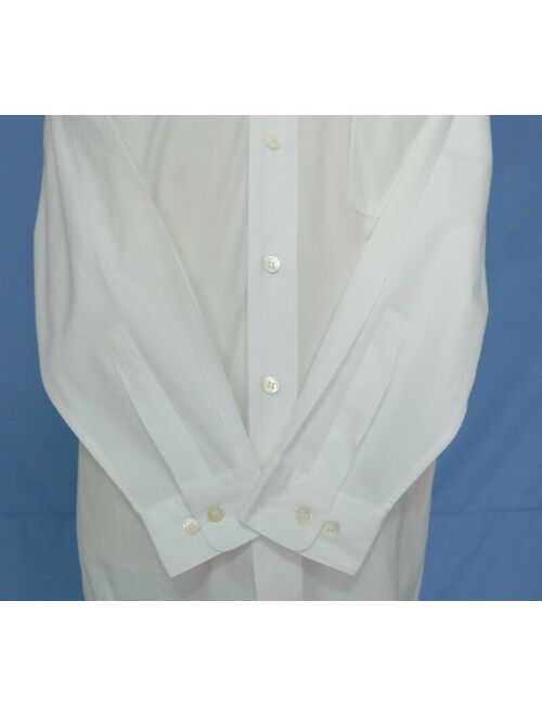 ISSEY MIYAKE im Product White Collarless Cotton Button Front Men's Shirt L/S S