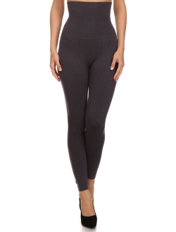 Style Clad High Waist Compression Leggings (Jade Green, One Size)