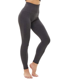 LUOYANXI High Waist Tummy Control Compression Leggings for Women Winter Warm Fleece Lined Seamless Thick Pants