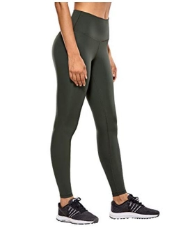 Women's Non-See Through Athletic Compression Leggings Hugged Feeling Tummy Control Workout Leggings 25&28 inches