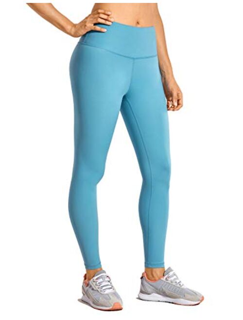 CRZ YOGA Women's Non-See Through Athletic Compression Leggings Hugged Feeling Tummy Control Workout Leggings 25&28 inches