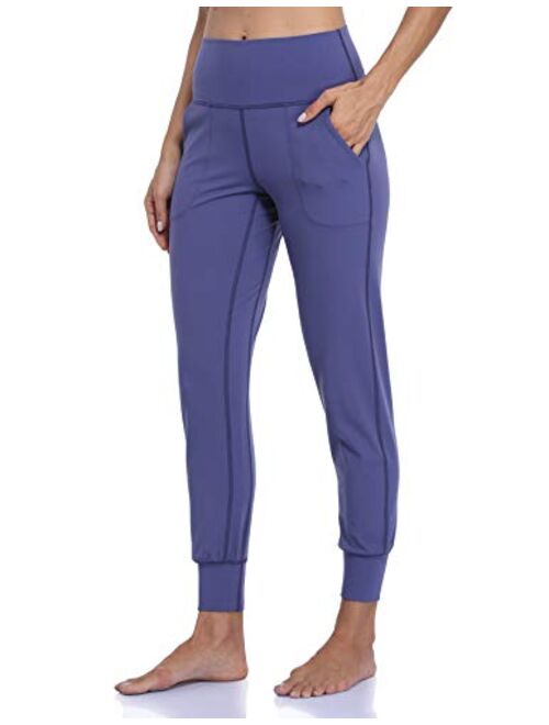 ColorfulkoalaWomen'sHighWaistedFitted Joggers