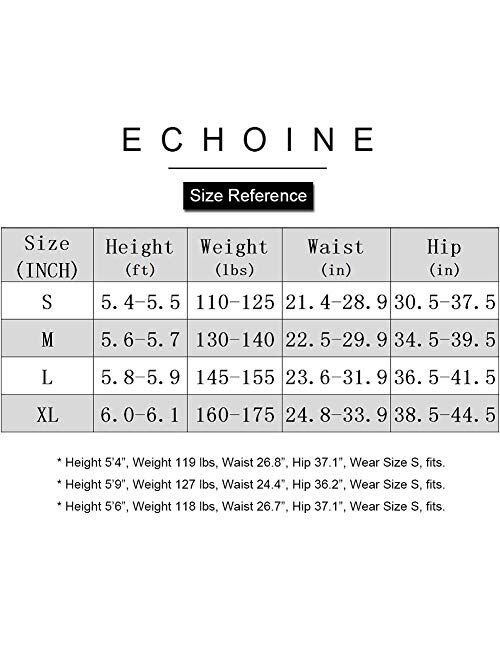 ECHOINE Womens Yoga Legging - Buttery Soft Tummy Control High Waist Workout Pants Sports Legging Tights Full Length