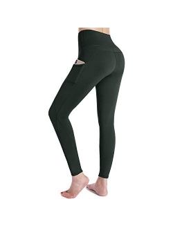 G4Free High Waist Yoga Pants with Pockets Leggings for Women Tummy Control Yoga Tights Running Workout Pants Pockets