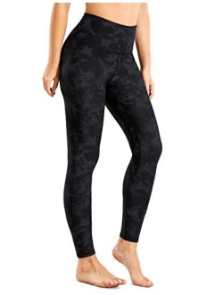 Fleece Lined Winter Warm Full Length High Waist Tummy Control Compression Leggings Yoga Pants Workout Tight -28 Inches