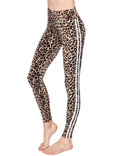 ALWAYS High Waist Compression Yoga Leggings - Print Premium Soft Stretch Workout Pants