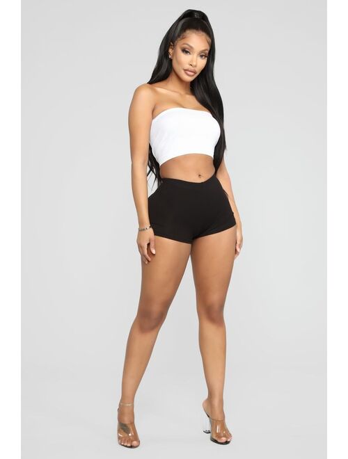 Plain Jane Mini Shorts - Black