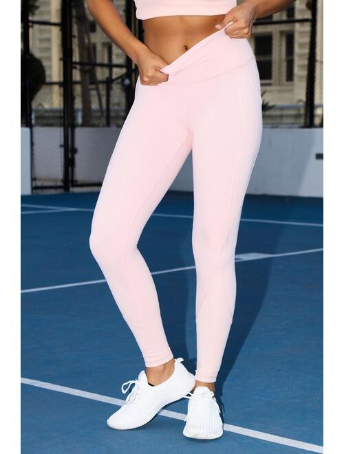 Jump To It Too Active Legging In Power Flex - Blush