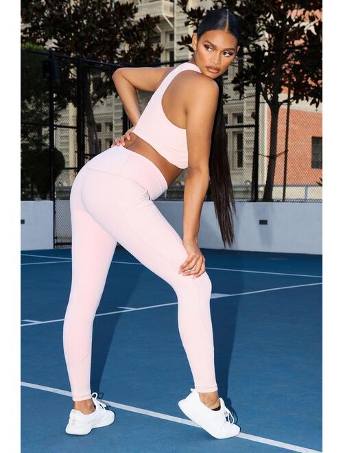 Jump To It Too Active Legging In Power Flex - Blush