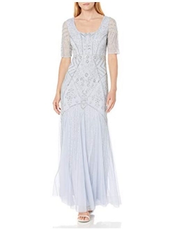 Hailey by Adrianna Papell Women's Beaded Gown