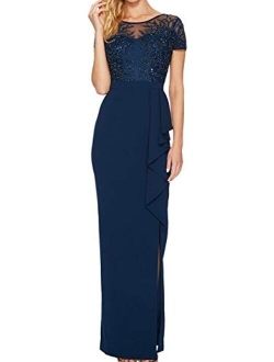 Hailey by Adrianna Papell Women's Beaded Gown