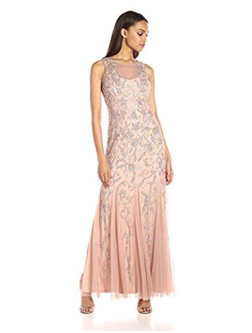 Hailey by Adrianna Papell Women's Beaded Gown