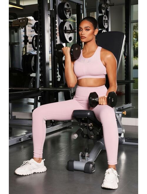 Show It Off Active Legging In Sculpt Tech - Blush