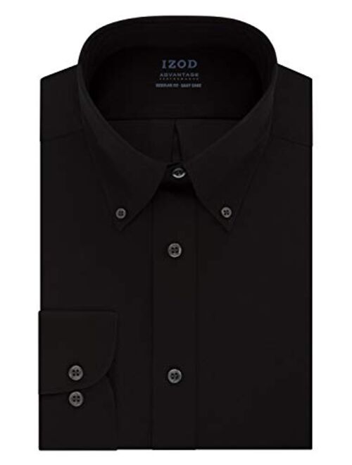 IZOD Men's BIG FIT Dress Shirt Stretch Cool FX Cooling Collar Solid (Big and Tall)