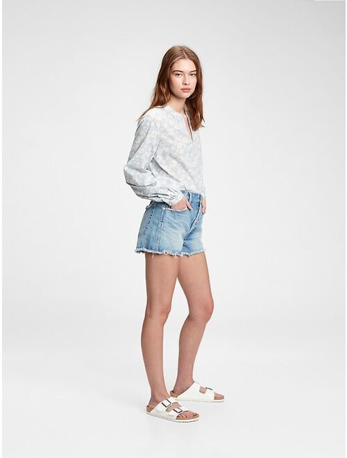 GAP Shirred Popover Top