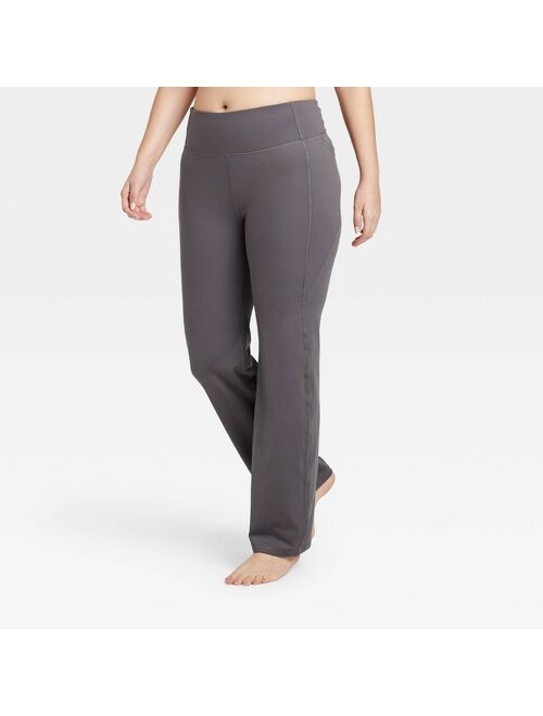 Women's Contour Power Waist Mid-Rise Straight Leg Pants - All in Motion