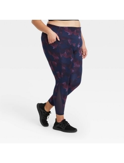 Women's Sculpted Linear High-Waisted 7/8 Leggings 25" - All in Motion