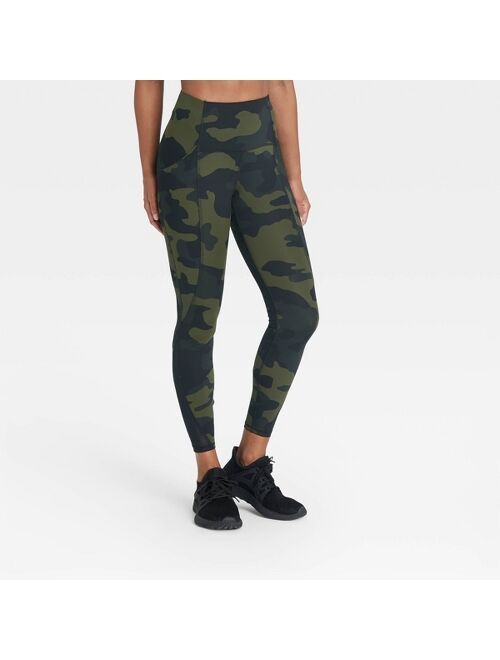 Women's Sculpted Linear High-Waisted 7/8 Leggings 25" - All in Motion