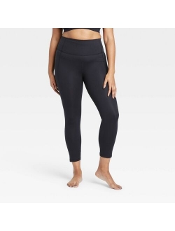 Women's Contour Power Waist High-Waisted 7/8 Leggings 24" - All in Motion