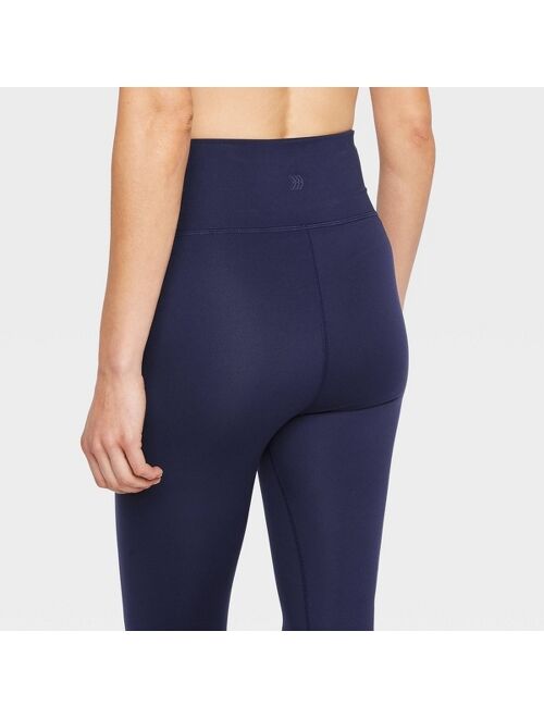 Women's Contour Power Waist High-Waisted 7/8 Leggings 24" - All in Motion