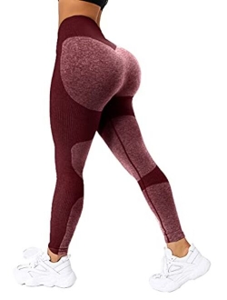 CFR Women's High Waist Tummy Control Legging Workout Butt Lift Stretchy Yoga Pants