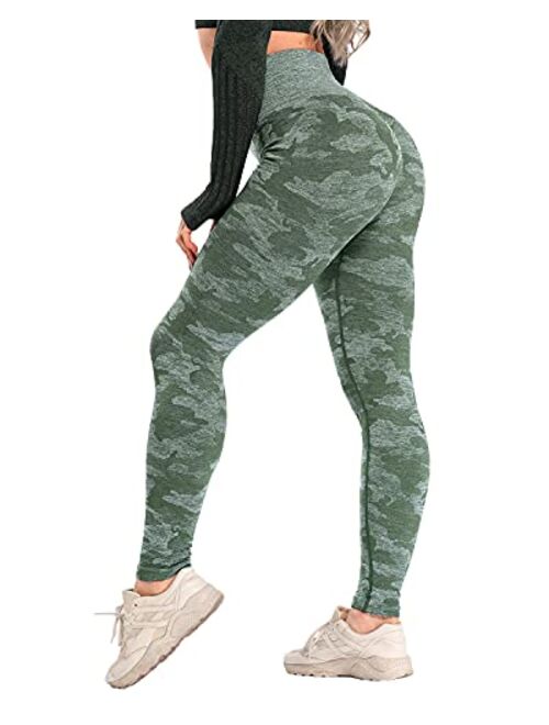 CFR Women's High Waist Tummy Control Legging Workout Butt Lift Stretchy Yoga Pants