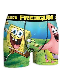 FREEGUN Boxer Men Spongebob Squarepants Big