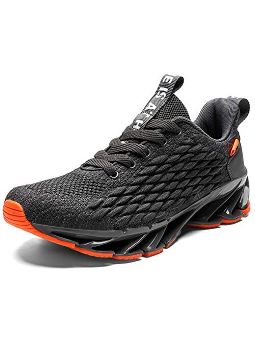 TSIODFO Men Sport Running Sneakers Athletic Walking Tennis Shoes