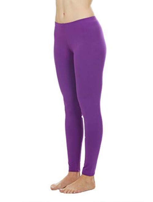 Thermajane Womens Thermal Underwear Bottoms Fleece Lined Winter Leggings Long Johns Pants for Women