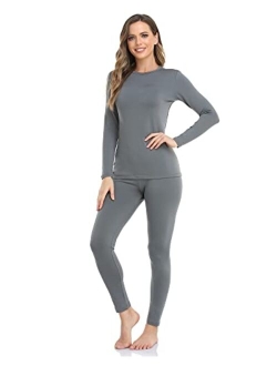 WEERTI Thermal Underwear for Women Long Johns Women with Fleece Lined, Base Layer Women Cold Weather Top Bottom