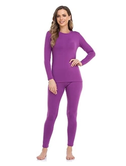 WEERTI Thermal Underwear for Women Long Johns Women with Fleece Lined, Base Layer Women Cold Weather Top Bottom