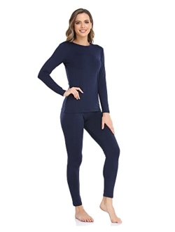 WEERTI Thermal Underwear for Women Long Johns Women with Fleece Lined, Base Layer Women Cold Weather Top Bottom