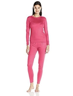 Women's Fleece Lined Thermal Underwear Set