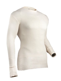 Men's Cotton Waffle Knit Heavyweight Thermal Underwear Top