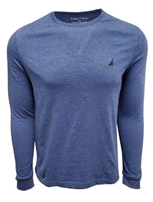 Nautica Men's Long Sleeve Solid Crew Neck T-Shirt