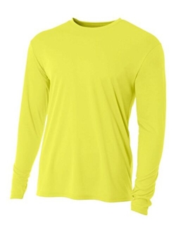 A4 Men's Cooling Performance Crew Long Sleeve Tee