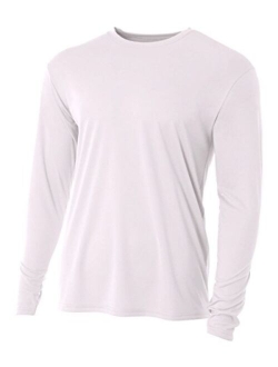 A4 Men's Cooling Performance Crew Long Sleeve Tee