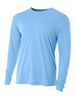 A4 Men's Cooling Performance Crew Long Sleeve Tee